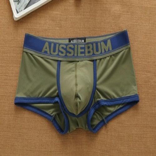 Мужские трусы хипсы цвета хаки AussieBum