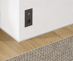 Микроплинтус НЕПЛИНТУС AL16X5-01 Серебро матовое 16х6х2000мм