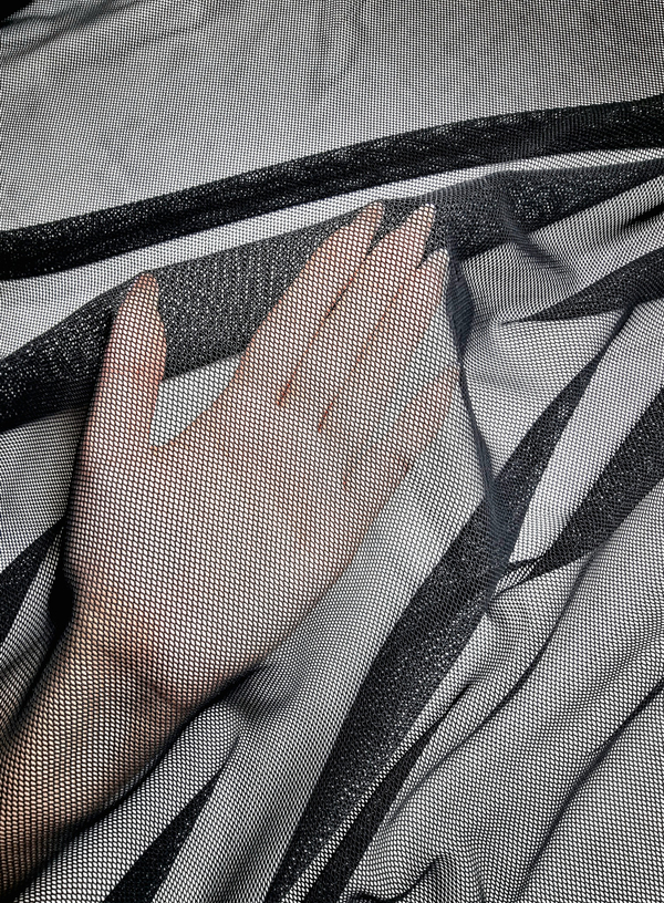 Сетка чёрная "Крупная ячейка" 0.1 м