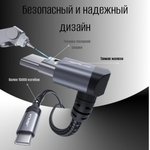 Type-C кабель JSAUX (60W) для быстрой зарядки Steam Deck LCD/OLED, ASUS ROG Ally, MSI Claw, Lenovo Legion Go, Nintendo Switch/OLED, 3 м, CC0034