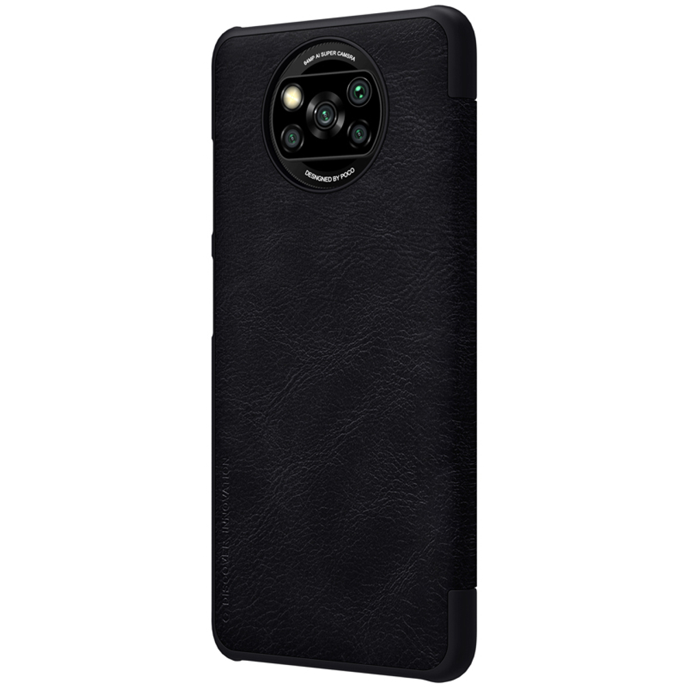 ✓ Кожаный чехол книжка от Nillkin для Xiaomi Poco X3 NFC и Poco X3 Pro,  серия Qin Leather, черный цвет - купить по отличной цене 🤑 в интернет  магазине caseport в Москве и СПб