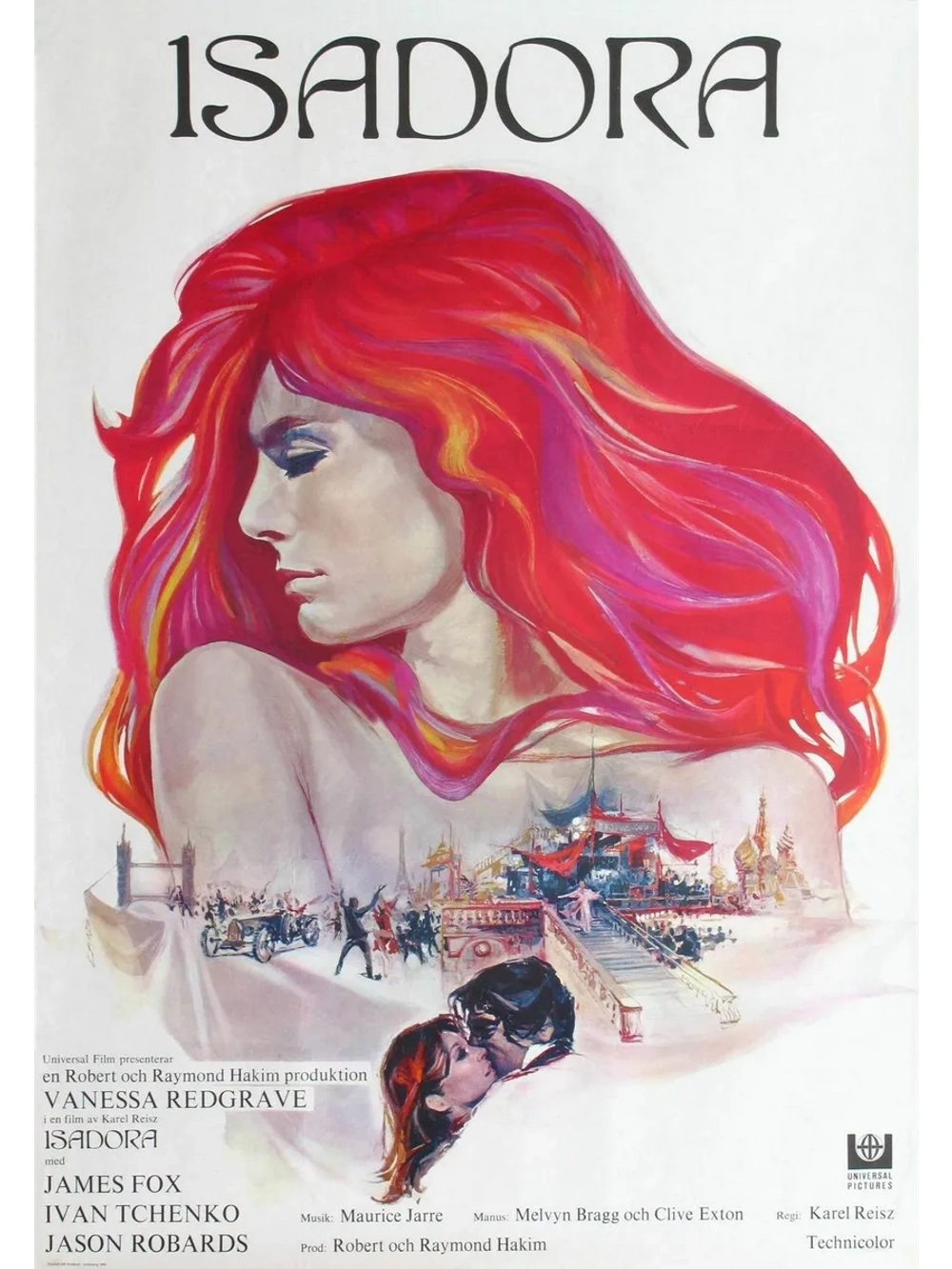 Любовники Айседоры (1968) (DVD-R), Русский язык.