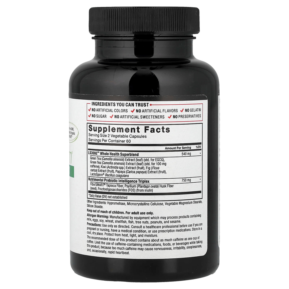Force Factor, ProbioSlim® + пребиотическая клетчатка, 120 растительных капсул