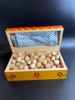 Русское Лото в деревянной коробке. Игра СССР. 24 карточки, 90 бочонков. Полный комплект