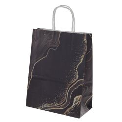 GAEM Пакет подарочный (бумага 120г/м2, блок микс 12шт), L14,5 W8 H21 см, 5в.