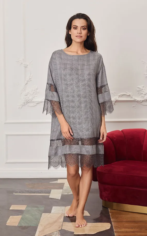 Туника 51896 Черно-Белый