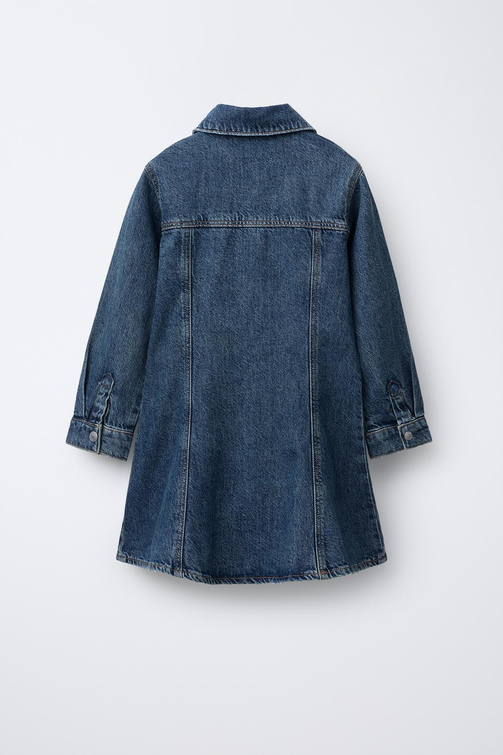 ZARA ДЖИНСОВОЕ ПЛАТЬЕ, СИНИЙ