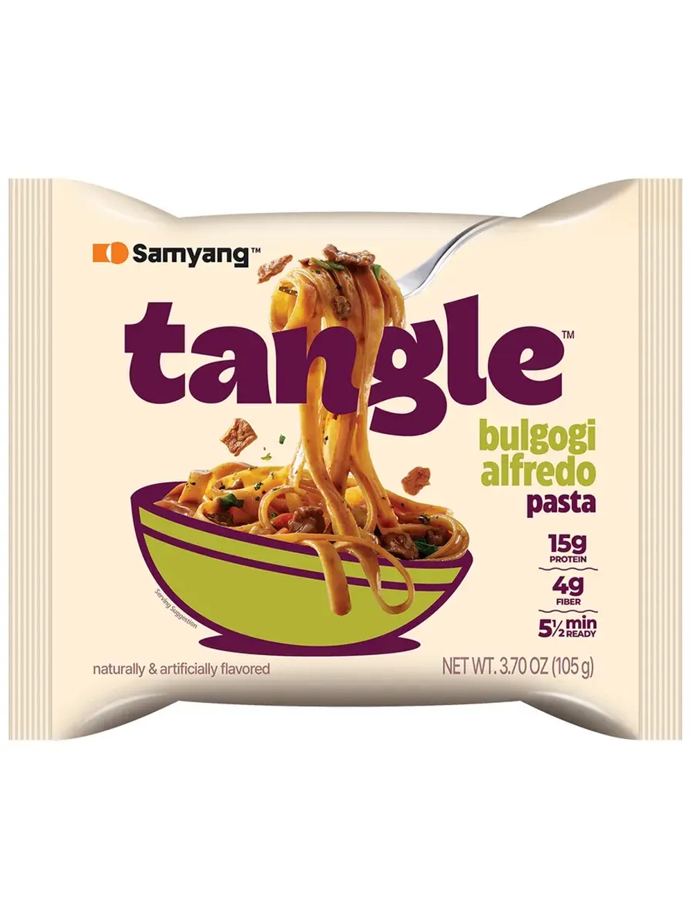 Фетучини в сливочном соусе Бульгоги Tangle 105 г * 2 шт