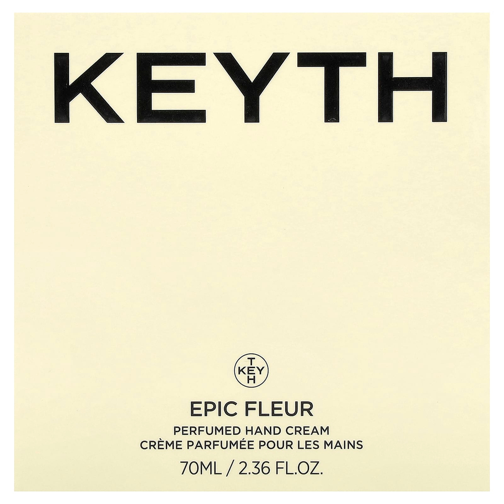 KEYTH, ароматизированный крем для рук, Epic Fleur, 70 мл (2,36 жидк. унции)