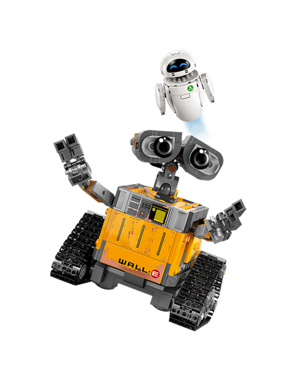LEGO Disney 43279 Лего Уолли и Ева, конструктор WALL-E и EVE, робот Валли, коллекционный набор по мультфильму Дисней, оригинал