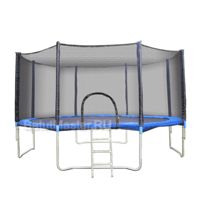 Батут с сеткой и лестницей, диаметр 12 фт