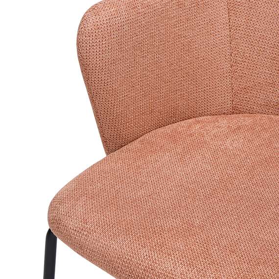 Стул Dwight, розовый фактурный шенилл