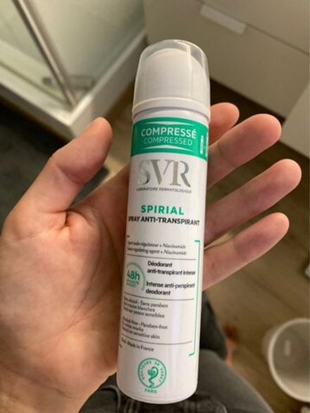 СВР Спириал Спрей-антиперспирант SVR Spirial Spray Anti-transpirant  75 мл