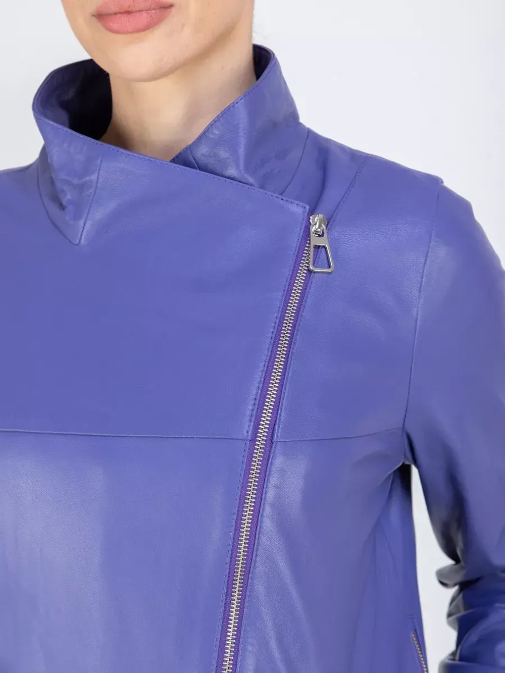 Кожаная куртка демисезонная косуха