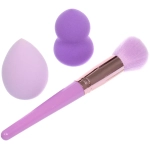 Набор косметический 3 предмета «FRIDA», цвет фиолетовый, 20*8,5см