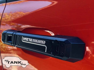 Алюминиевые ЧЕРНЫЕ накладки на дверные ручки MORE (комплект 5 шт.) для TANK 300