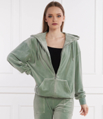 Худи HALAN OVERSIZED ZIP THRU HOODIE Juicy Couture - зеленый(JCWAS24342)