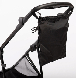 Прогулочная коляска Peppy Amici с автокреслом First Black Black рама Black