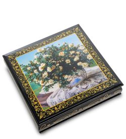 Народные промыслы ШК-11/ 7-D Шкатулка в технике декупаж (16х16х5)