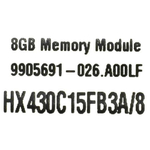 Модуль памяти Kingston HyperX Fury DDR4 DIMM 8Gb PC4-24000 CL15