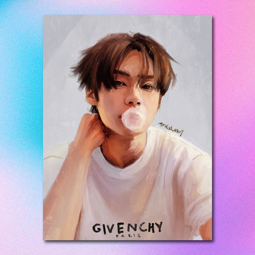 Арт принт / ediskard / STRAY KIDS / Минхо #1