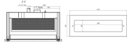 RV Скиммер с узкой горловиной и выдвижной корзиной под композит (25м², ВР2", AISI 304)