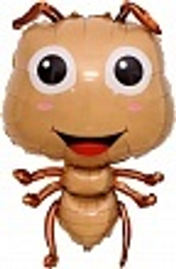 Шар (30""/76 см) Фигура,Веселый муравей, 1 шт.4п   Д209