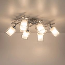 Citilux Риволи CL104160 Люстра с поворотными плафонами Алюминий