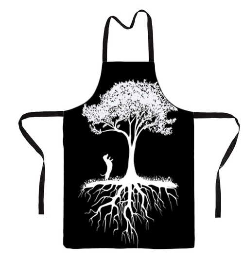 Фартук "Такса у дерева"