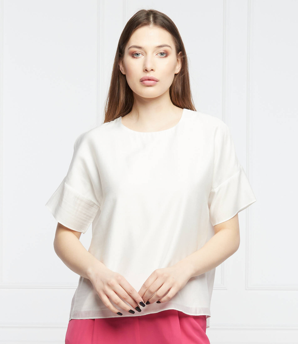 блузка komala Silvian Heach - белый(PGP22463BL)