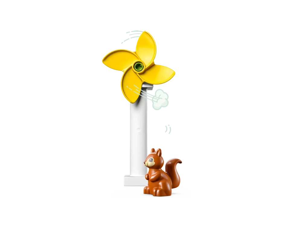 Конструктор LEGO Duplo 10985 Ветряная турбина и электромобиль