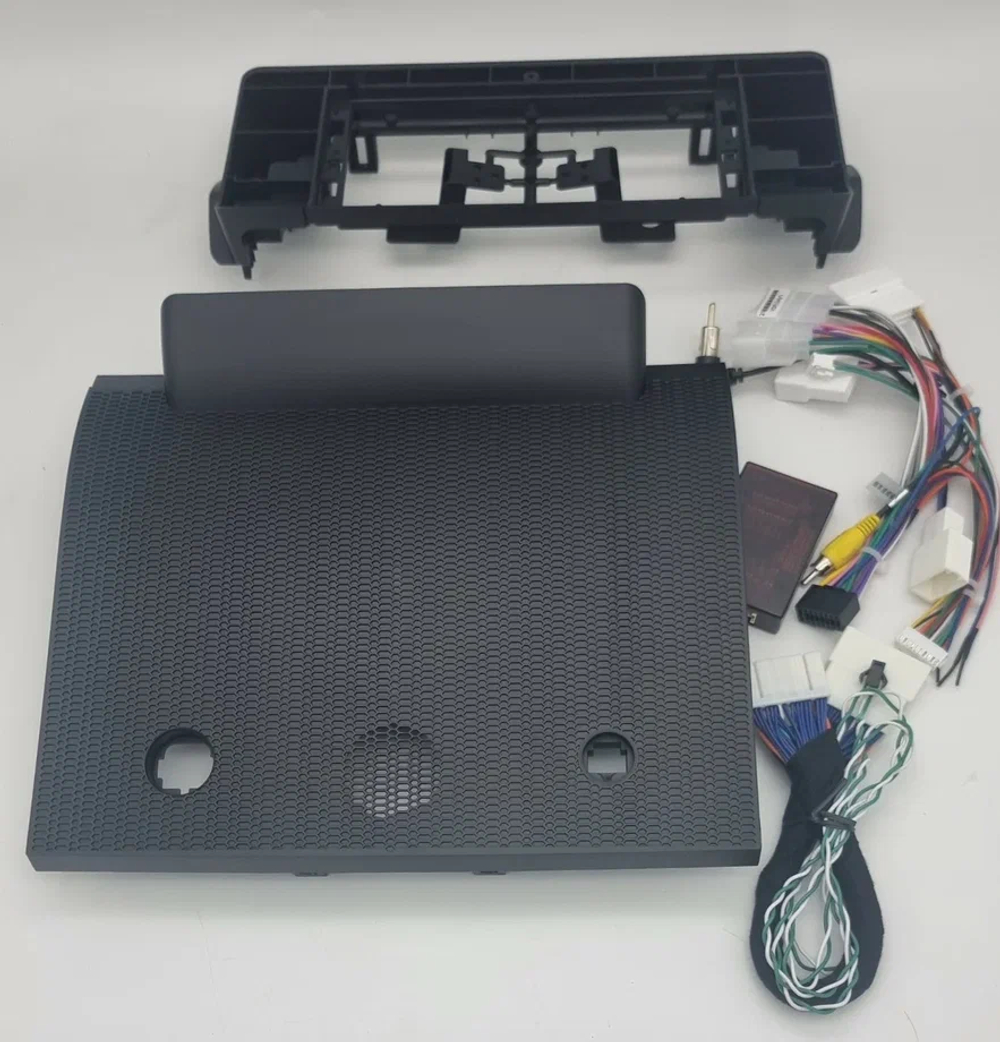 Магнитола для Toyota Land Cruiser 300 (экран климата снизу) - Carmedia KP-T1210FW монитор 12.5" в стиле LEXUS на Android 12, TS10, CarPlay, 4G SIM-слот