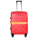 Чемодан 463 / С ремнем / Полипропилен