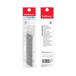 Лезвия для ножа канцелярского Erich Krause, 18мм (10шт), пластиковый пенал, европодвес