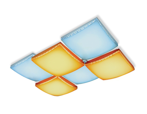 Потолочный светодиодный светильник с пультом FP2326 WH белый 216W 810*540*145 (ПДУ РАДИО 2.4)