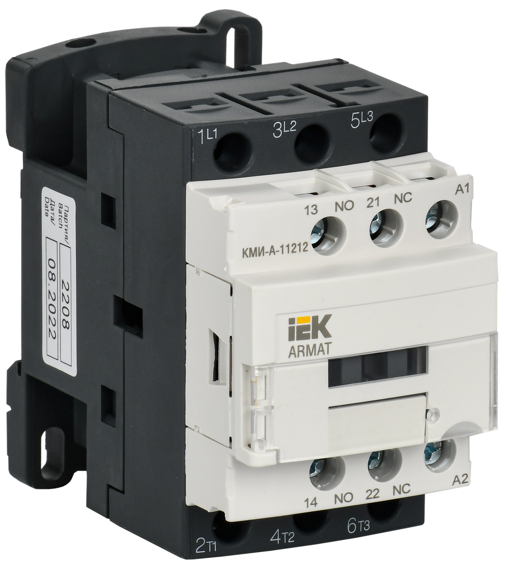 ARMAT Контактор КМИ-А-11212 LC1D 12А 36В/АС3 1NO/1NC IEK