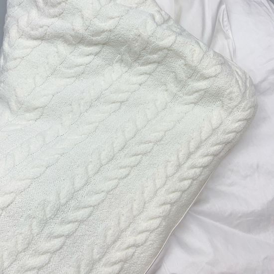 Конверт-одеяло "Косички" кремовый