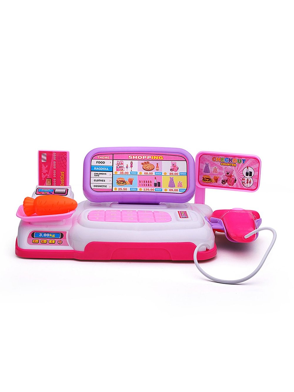 Игровая Касса Магазин игрушек со светом и звуком (888-47)