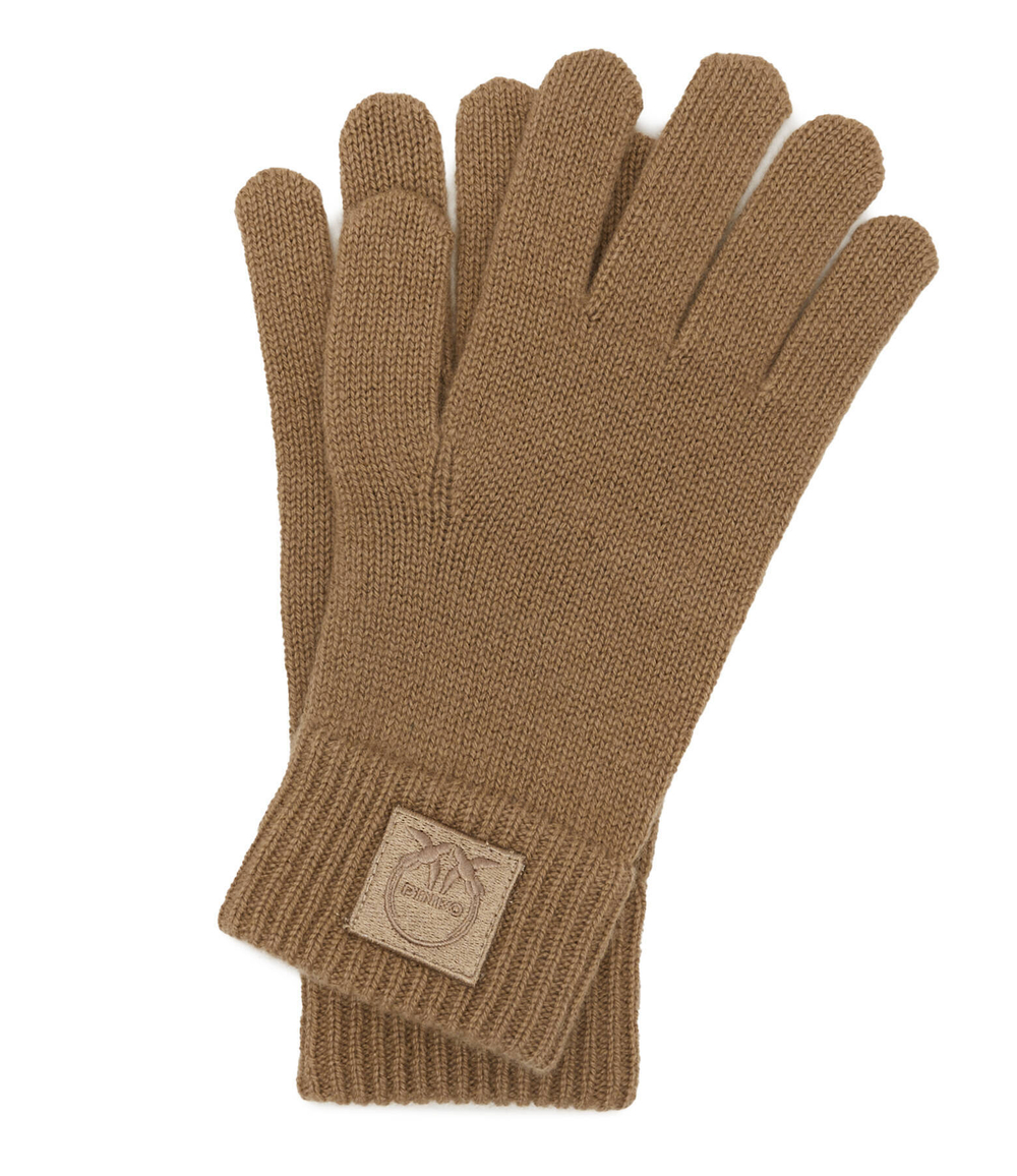 Кашемировые перчатки Pinko - коричневый(101502 A0ZX)