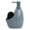 Диспенсер для мыла с подставкой для губки joey, 590 мл, серо-голубой