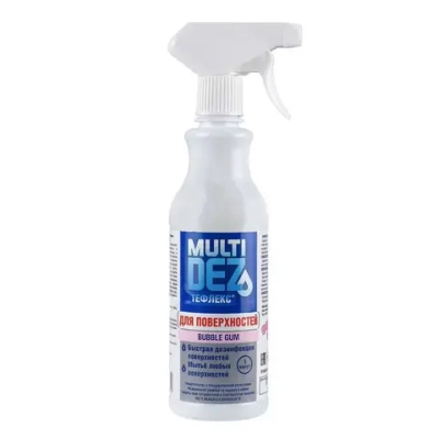 МультиДез Бабл гам для дезинфекции и мытья поверхностей 500 мл спрей