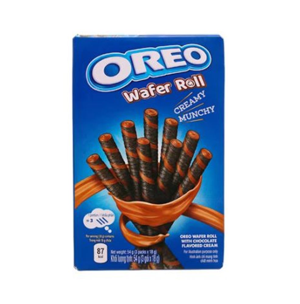 Трубочки Oreo Waffer Roll Choco 54гр