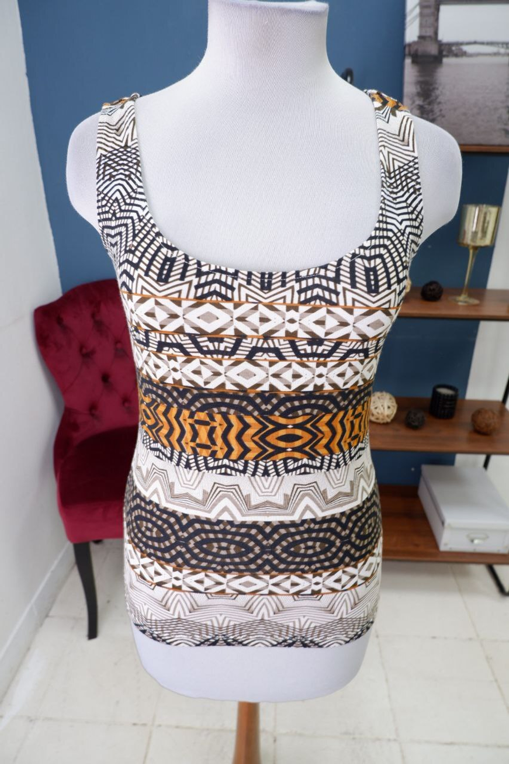 Топ Sela с принтом 44 размер