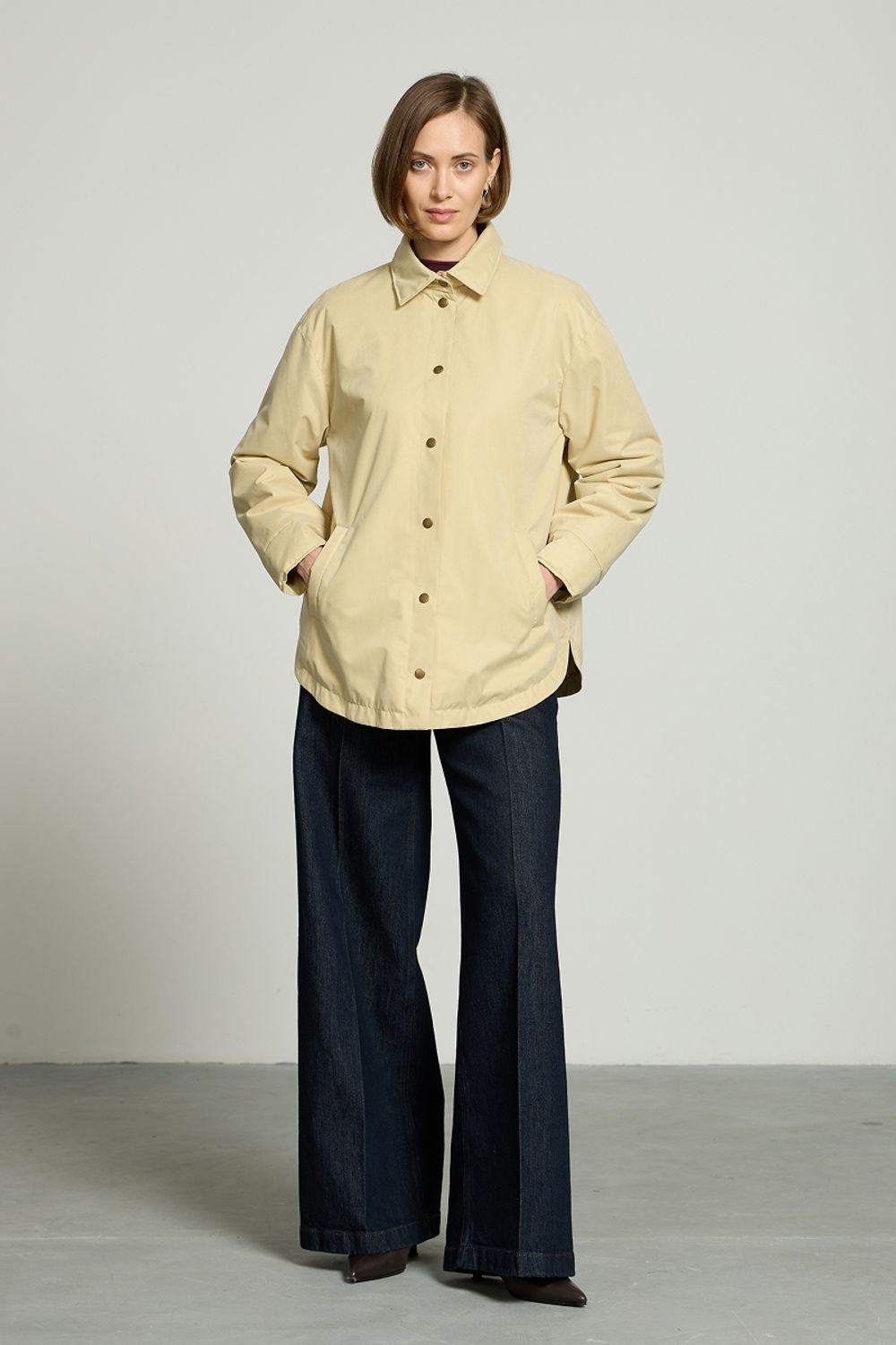 Куртка Бостон желтая утепленная