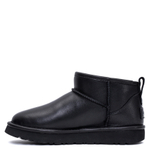 UGG Mens Classic Ultra Mini Leather Black
