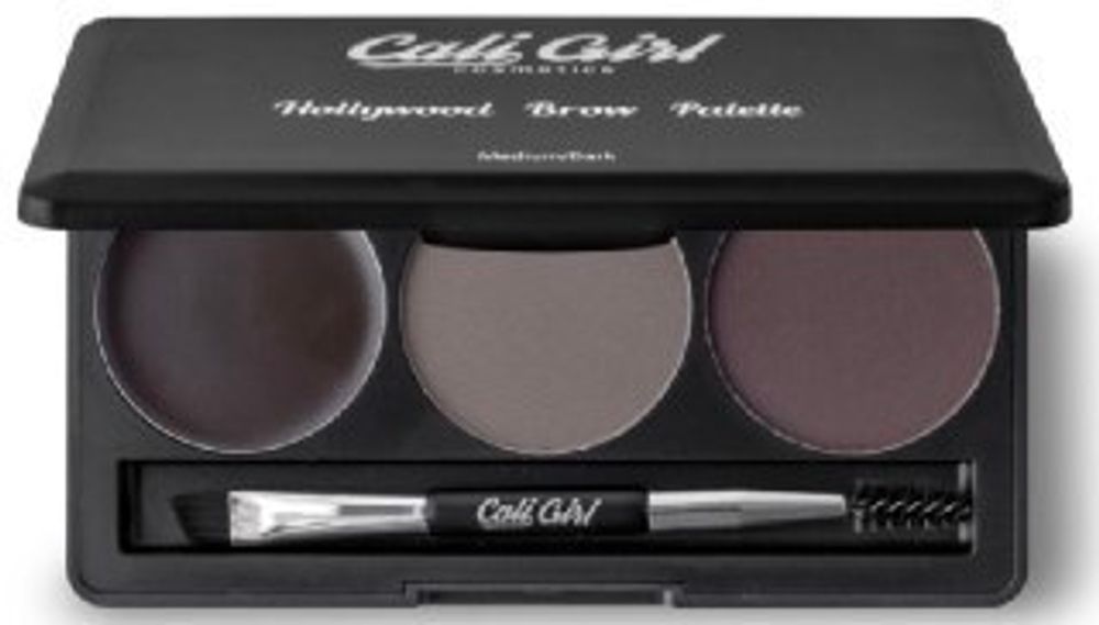 Палетка для бровей Cali Girl Hollywood Brow Palette - medium / dark