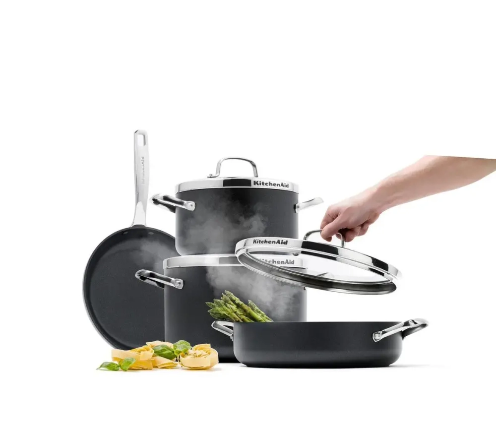 KitchenAid Кастрюля для тушения Aluline 28 см 4,2 л с крышкой