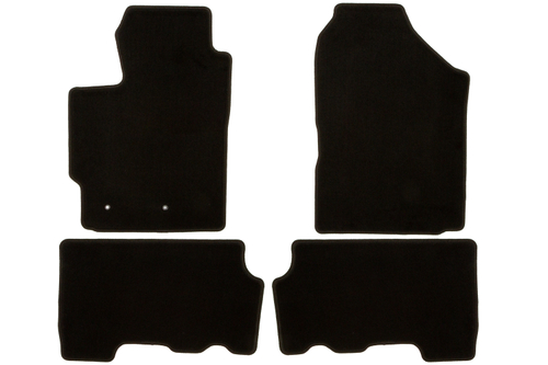 Коврики в салон для TOYOTA Yaris АКПП 2005-2009, 2009-2012, хэтчбек, 4 шт. (текстиль) KLEVER01481001200K