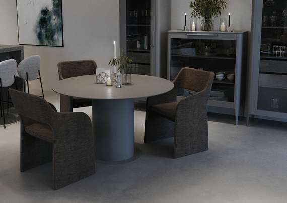 Стул E7.6 (коричневый, рогожка)