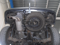 Фаркоп оцинкованный Galia F104C для Ford Galaxy 2000-2006, SEAT Alhambra 2000-2010, Volkswagen Sharan 2000-2010(паспорт и сертификат в комплекте)(без электрики)